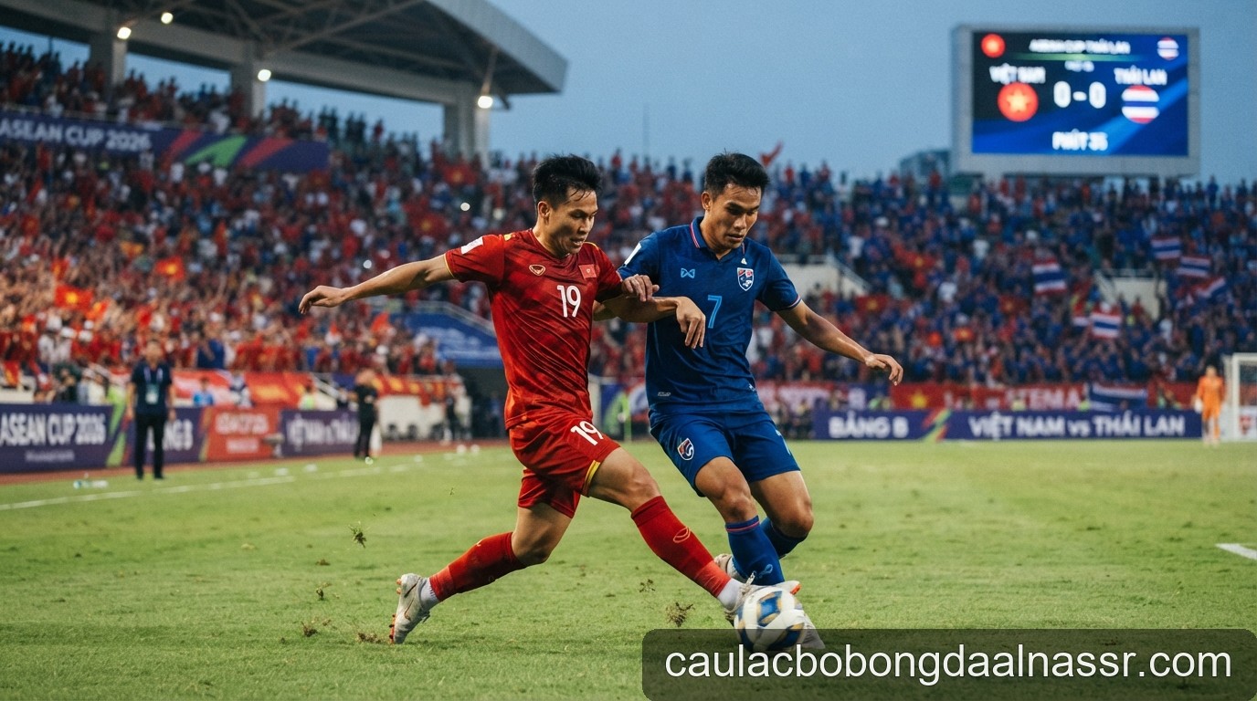 FIFA ASEAN Cup 2026: Việt Nam và Thái Lan - Cuộc chiến giành vé trực tiếp tại bảng B
